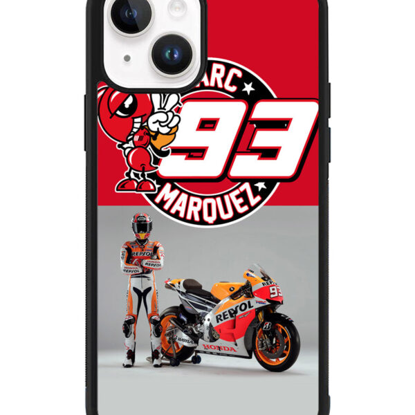 Marc Marquez 93 MotoGP iPhone 15 Case CT1851