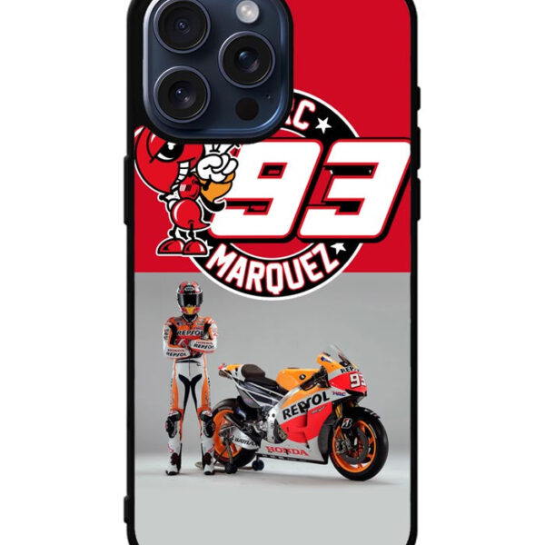 Marc Marquez 93 MotoGP iPhone 15 Pro Max Case CT1851