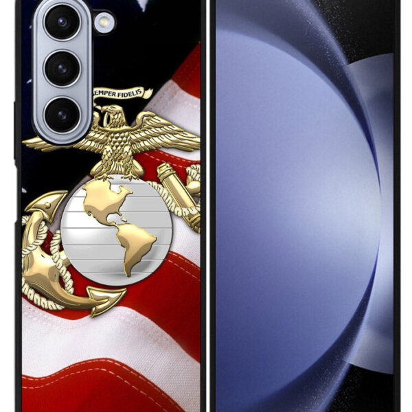 Marine Corps Anchor Google Samsung Galaxy Z Fold 5 2023 5G Case CT1217