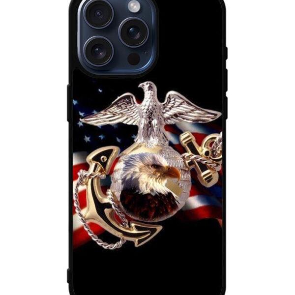 Marine Corps USA iPhone 15 Pro Max Case CT9883