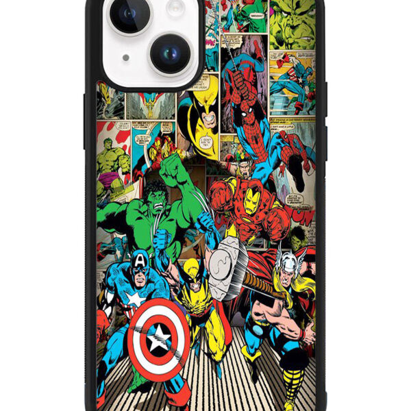 Marvel Comic Artwork iPhone 15 Plus Case CT3350