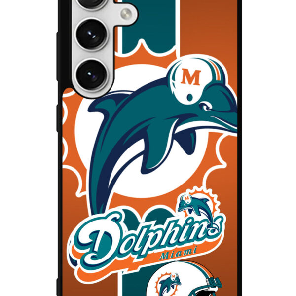 Miami Dolphins Samsung Galaxy S24 5G Case CT3340