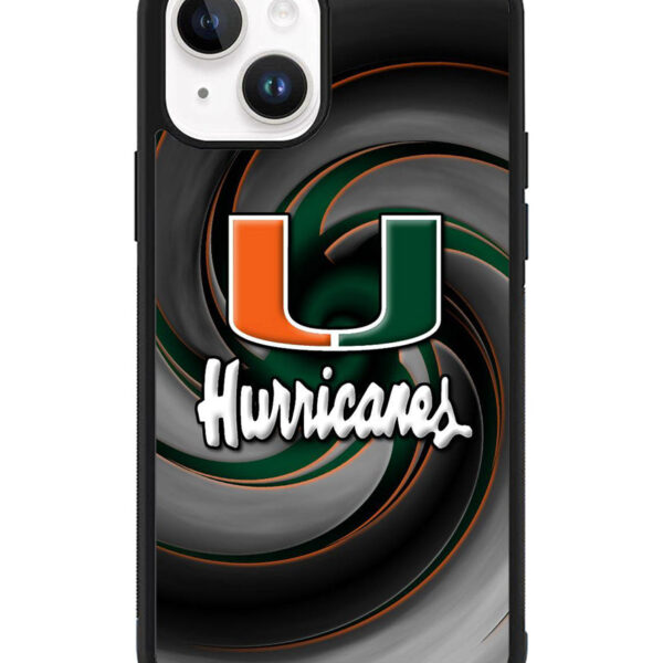 miami hurricanes XiPhone 15 Plus Case CT0754
