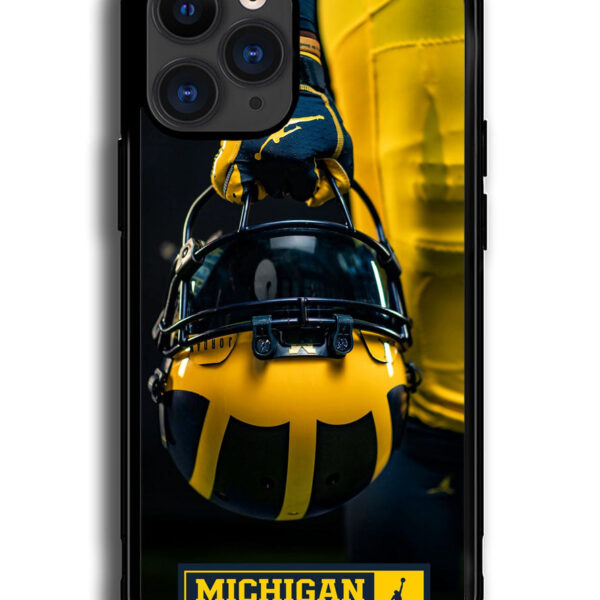 Michigan Helmet iPhone 12 Pro Case CT1515