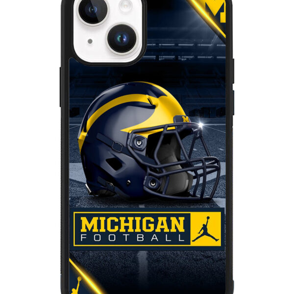michigan wolverines helmet iPhone 15 Plus Case CT0992