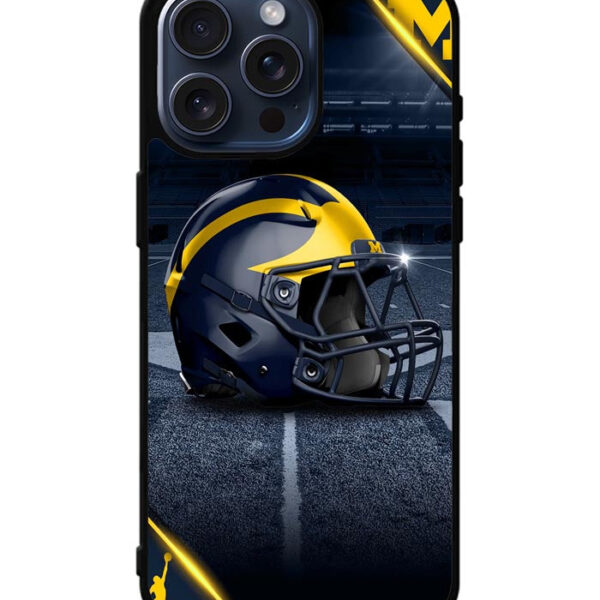 michigan wolverines helmet XiPhone 15 Pro Max Case CT0761