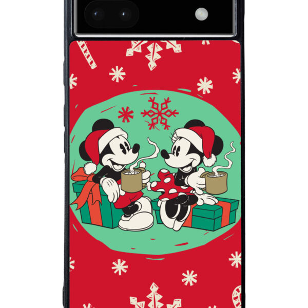 mickey and minnie christmas Google Pixel 6A Case CT3317