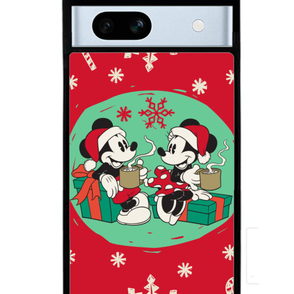 mickey and minnie christmas Google Pixel 7A Case CT3317