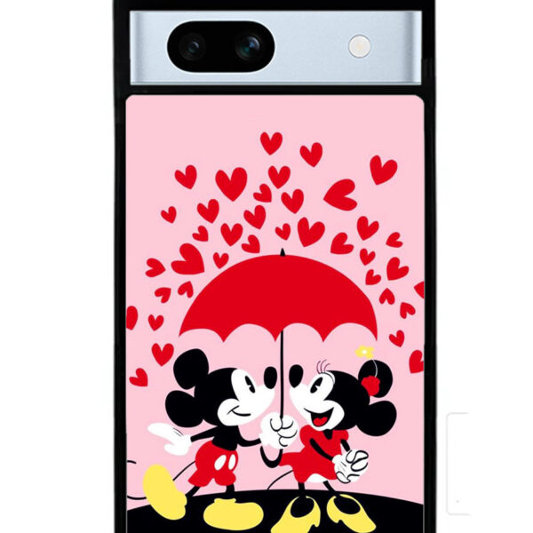 Mickey And Minnie Mouse Rain Love Google Google Pixel 7A Case CT1134