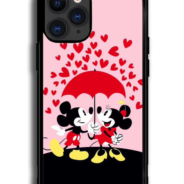 Mickey And Minnie Mouse Rain Love Google iPhone 13 Pro Max Case CT1134