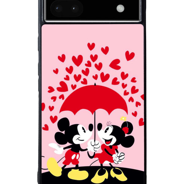 Mickey And Minnie Mouse Rain Love Google Pixel 6A Case CT1134