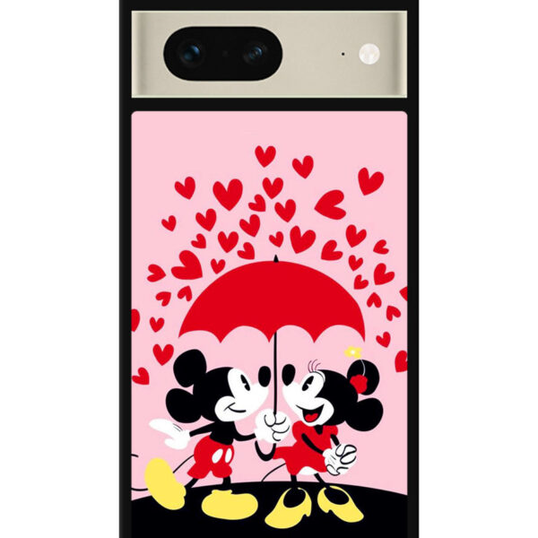 Mickey And Minnie Mouse Rain Love Google Pixel 7 Case CT1134