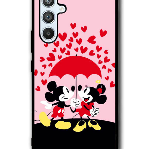 Mickey And Minnie Mouse Rain Love Google Samsung Galaxy A54 5G Case CT1134