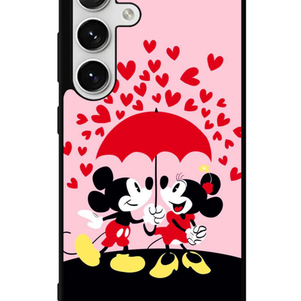 Mickey And Minnie Mouse Rain Love Samsung Galaxy S24 5G Case CT1134