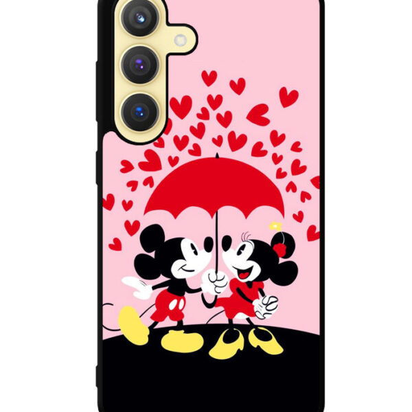 Mickey And Minnie Mouse Rain Love Samsung Galaxy S24 Plus Case CT1134