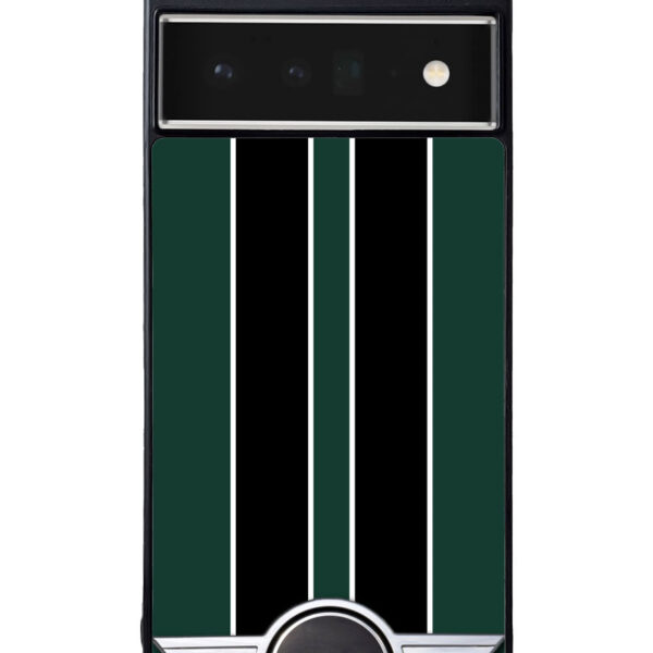 Mini Cooper Style British Racing Black Green Google Google Pixel 6 Pro Case CT0695