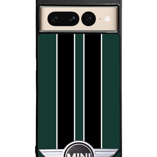 Mini Cooper Style British Racing Black Green Google Google Pixel 7 Pro Case CT0695
