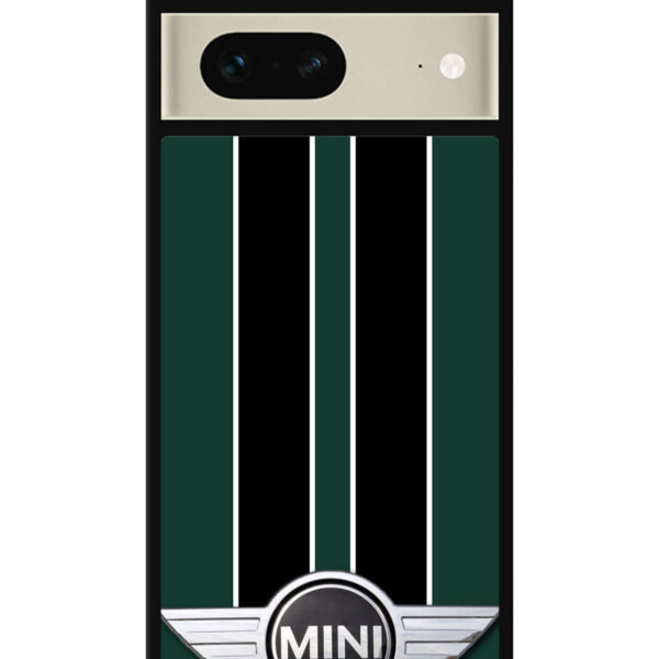Mini Cooper Style British Racing Black Green Google Pixel 7 Case CT0695