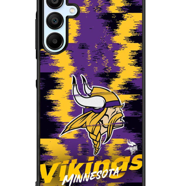 Minnesota Vikings Torn Paper Style Logo Samsung Galaxy A15 5G Case CT10282