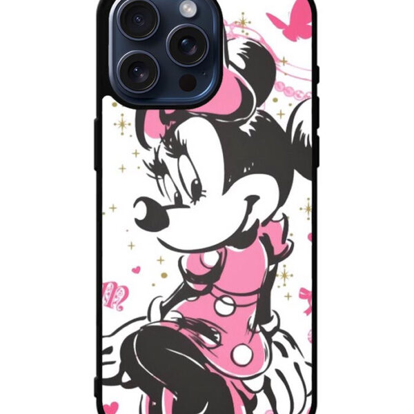 Minnie Mouse Pink iPhone 15 Pro Max Case CT1139