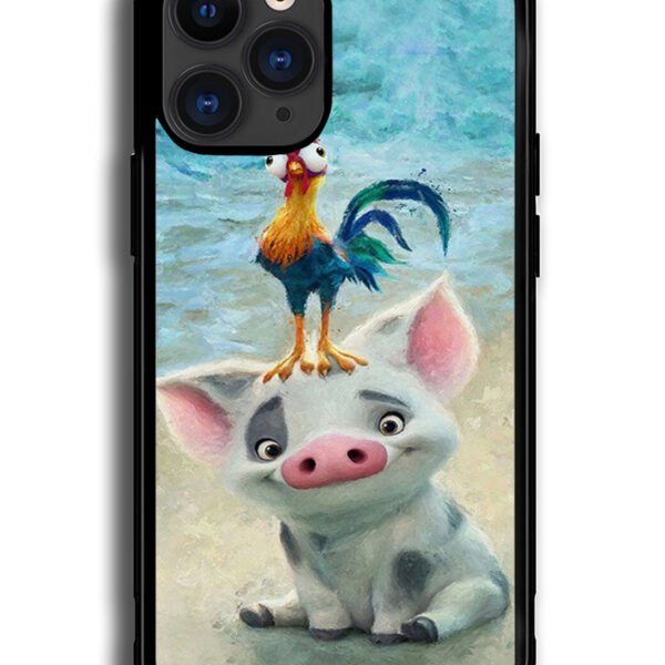 Moana Pua Pig Heihei Beach iPhone 13 Pro Max Case CT9034