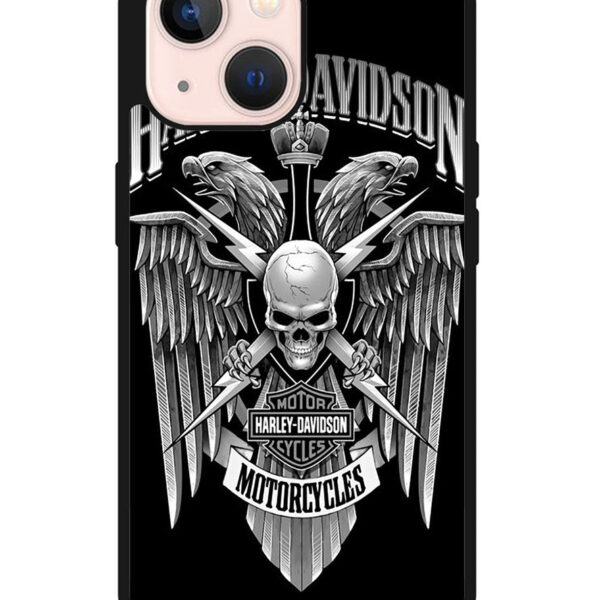 Motor Harley Davidson Skull iPhone 13 Case CT7004