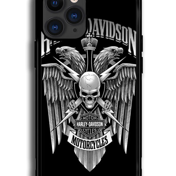 Motor Harley Davidson Skull iPhone 13 Pro Max Case CT7004