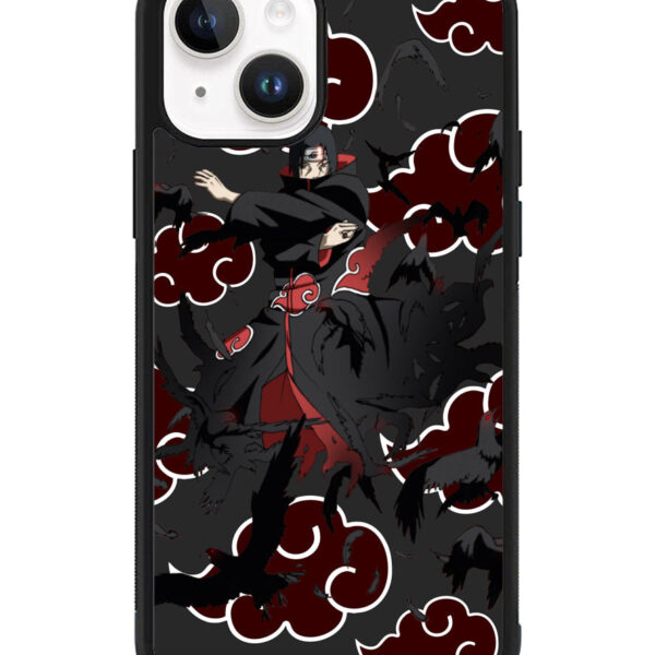 Naruto Itachi Uchiha Crows Jutsu iPhone 15 Case CT3183