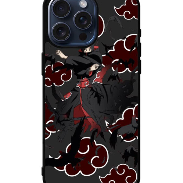 Naruto Itachi Uchiha Crows Jutsu iPhone 15 Pro Max Case CT0164