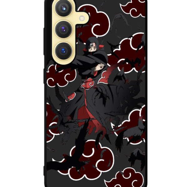 Naruto Itachi Uchiha Crows Jutsu Samsung Galaxy S24 Plus Case CT0164