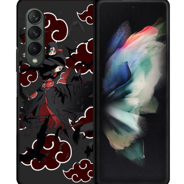 Naruto Itachi Uchiha Crows Jutsu Samsung Galaxy Z Fold 3 5G CT0164