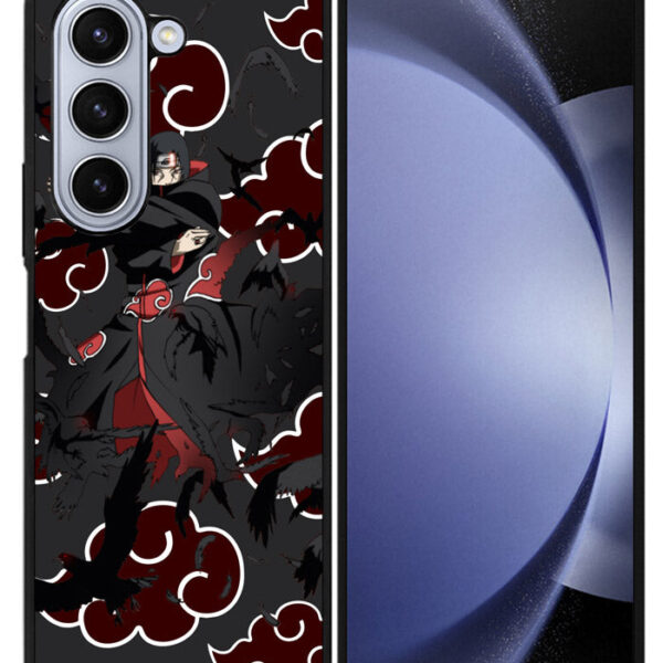 Naruto Itachi Uchiha Crows Jutsu Samsung Galaxy Z Fold 5 2023 5G Case CT0164