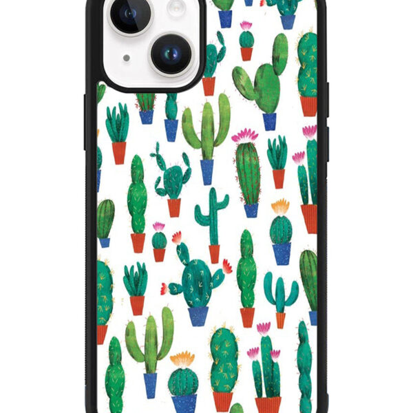 New Cactus Pattern iPhone 15 Case CT0916