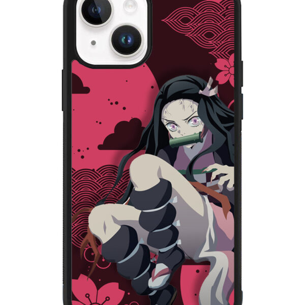 Nezuko Kimetsu no Yaiba iPhone 15 Case CT3051