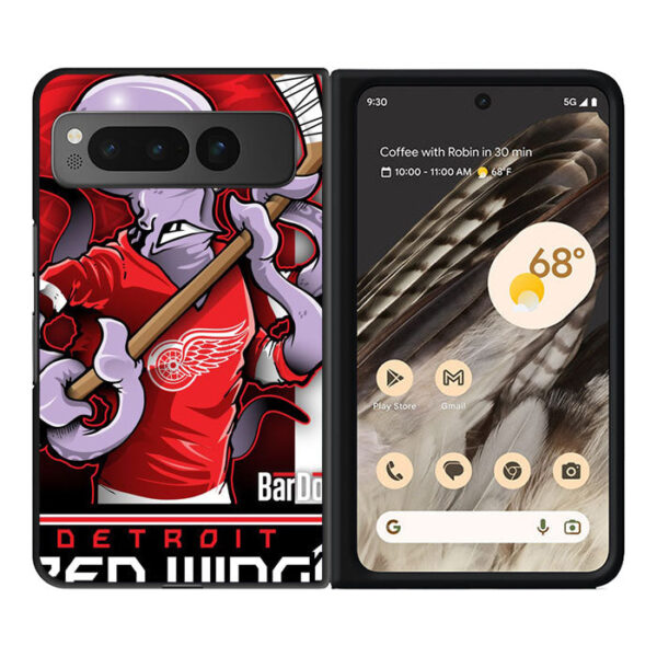 NHL Cartoon Mascout Detroit Red Wings Google Pixel Fold CT1310