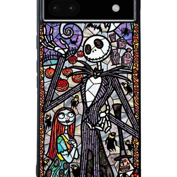 Nightmare Before Christmas Art Glass Google Google Pixel 6A Case CT1351