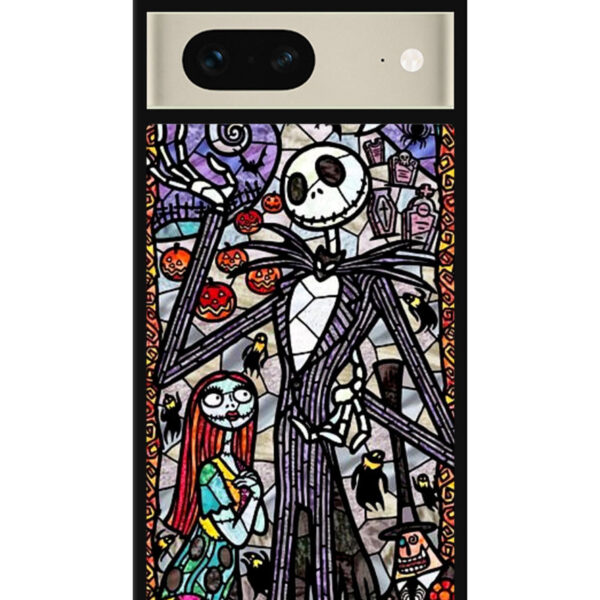 Nightmare Before Christmas Art Glass Google Google Pixel 7 Case CT1351