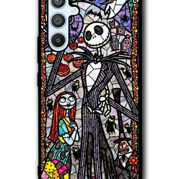 Nightmare Before Christmas Art Glass Samsung Galaxy A54 5G Case CT1351