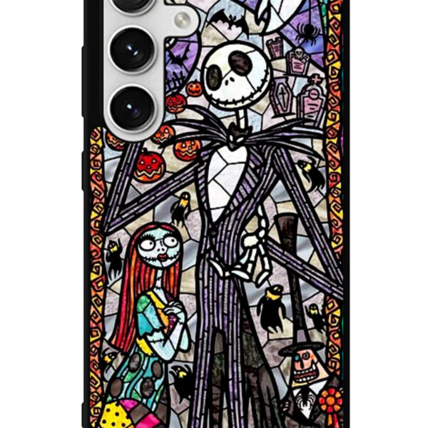Nightmare Before Christmas Art Glass Samsung Galaxy S24 5G Case CT1351