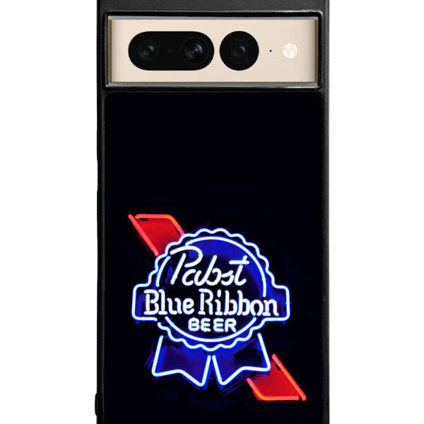 Pabst Blue Ribbon Neon Google Pixel 7 Pro Case CT5531