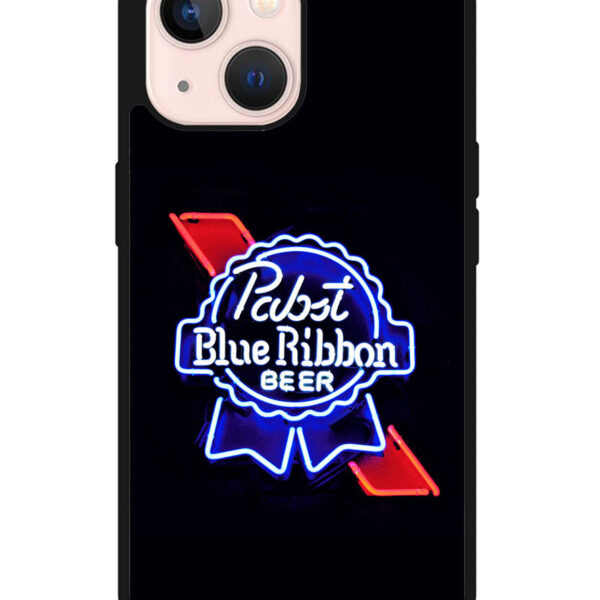 Pabst Blue Ribbon Neon iPhone 13 Case CT5531