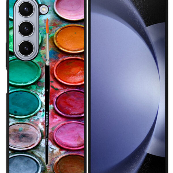 Paint Box Watercolor Google Samsung Galaxy Z Fold 5 2023 5G Case CT1252