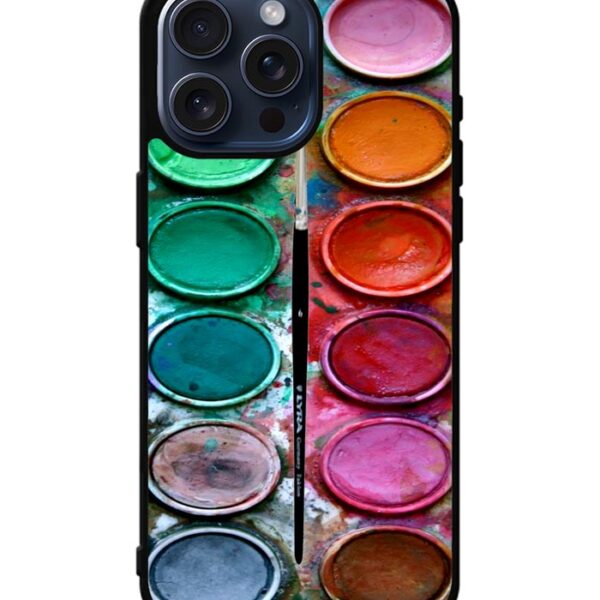 Paint Box Watercolor iPhone 15 Pro Max Case CT1252