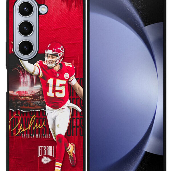 Patrick Mahomes Samsung Galaxy Z Fold 5 2023 5G Case CT9008