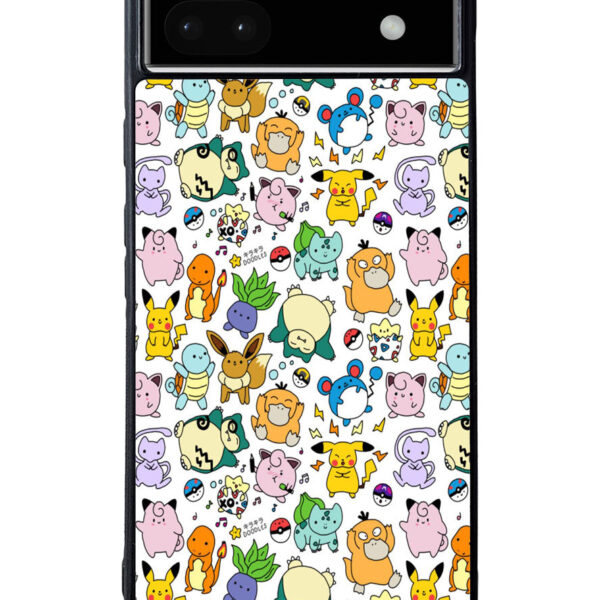 Pattern Pokemon Google Pixel 6A Case CT9010