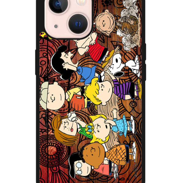 Peanuts In Background Wood Art Google iPhone 13 Mini Case CT0228
