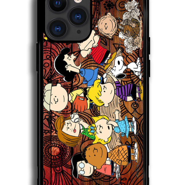 Peanuts In Background Wood Art iPhone 13 Pro Max Case CT0228