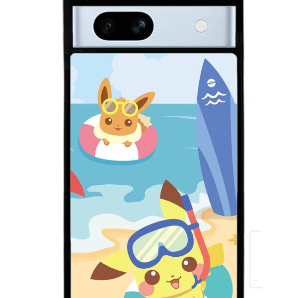 Pikachu Eevee Pokemon Google Pixel 7A Case CT9054