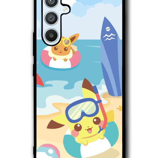 Pikachu Eevee Pokemon Samsung Galaxy A54 5G Case CT9054