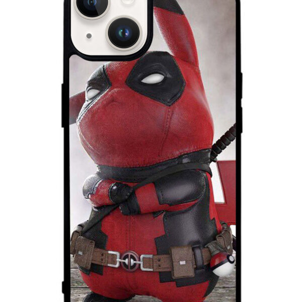 Pikachu Pokemon Deadpool Google iPhone 14 Plus Case CT1352